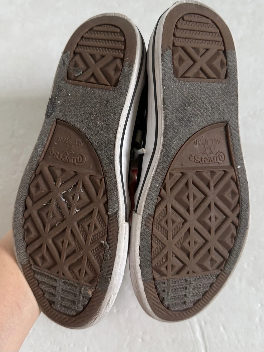 Converse Kids' Black High-Top Canvas Sneakers - Classic All Star size 1